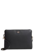 Kate Spade New York Leather Universal Laptop Sleeve - Black