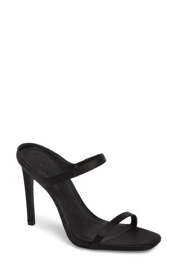 Women's Calvin Klein Dala Strappy Mule M - Black