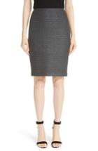 Women's St. John Collection Sofia Knit Skirt - Grey