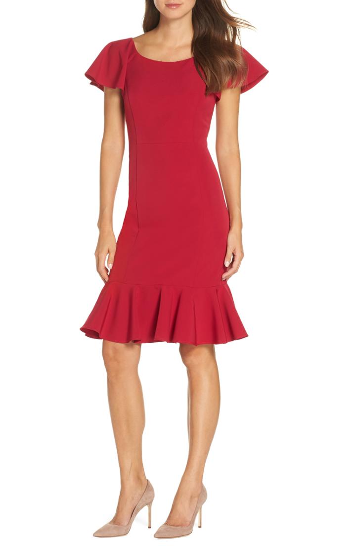 Women's Boden Faux Wrap Midi Dress (similar To 14w-16w) - Blue