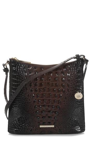 Brahmin Katie Croc Embossed Leather Crossbody Bag -