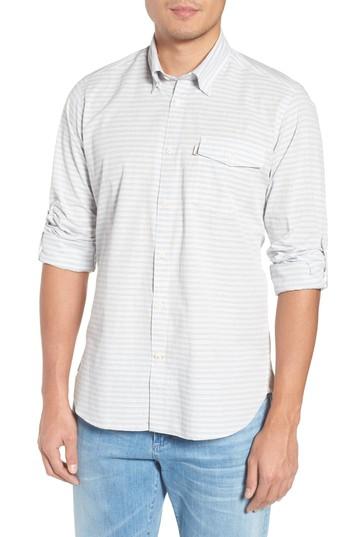 Men's Barbour Huchen Fit Stripe Sport Shirt
