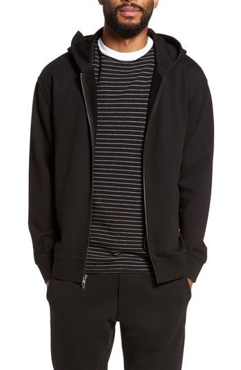 Men's Vince Zip Hoodie - Black