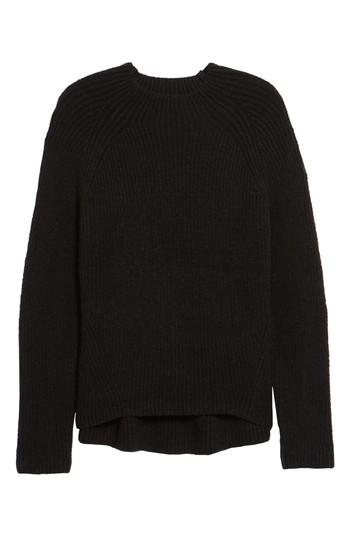 Women's Madewell Northfield Mock Neck Sweater - Black