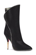 Women's Gucci Fosca Crystal Embellished Pointy Toe Boot Us / 35eu - Black