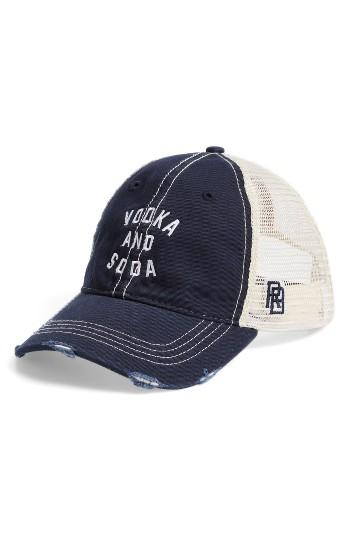 Men's Original Retro Brand Vodka & Soda Trucker Hat - Blue