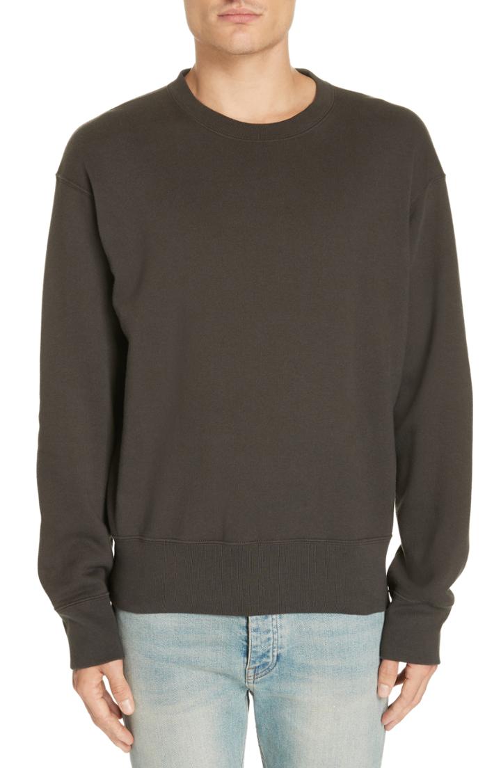 Men's Our Legacy Elbow Patch Sweatshirt Eu - Black