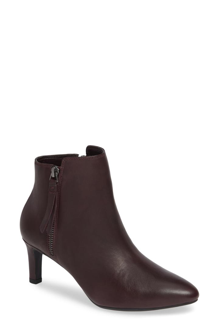 Women's Clarks Calla Blossom Bootie .5 M - Red