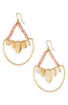 Women's Nashelle Basket Stone Earrings