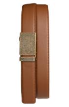 Men's Mission Belt 'bronze' Leather Belt - Bronze/ Tan