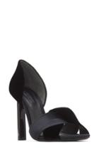Women's Mercedes Castillo Carla Open Toe Pump M - Black