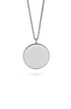 Women's Tom Wood White Agate Medallion Necklace