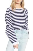 Women's Treasure & Bond Voluminous Sleeve Tee, Size - Blue