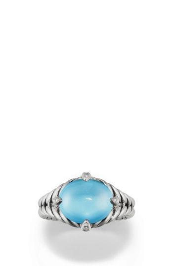 Women's David Yurman Chatelaine Single Gemstone & Diamond Ring