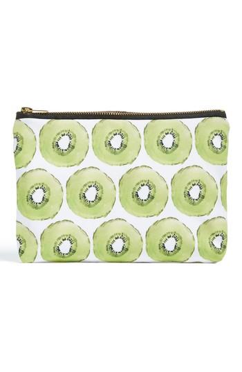 Levtex Kiwi Zip Pouch, Size - Green