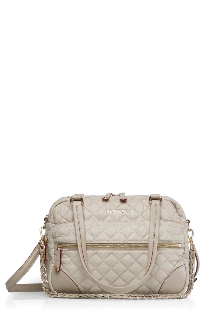 Mz Wallace Crosby Quilted Bedford Nylon Tote -
