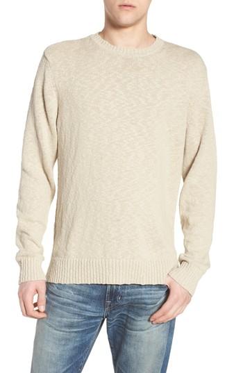 Men's Ag Deklyn Slim Fit Crew Sweater - Beige