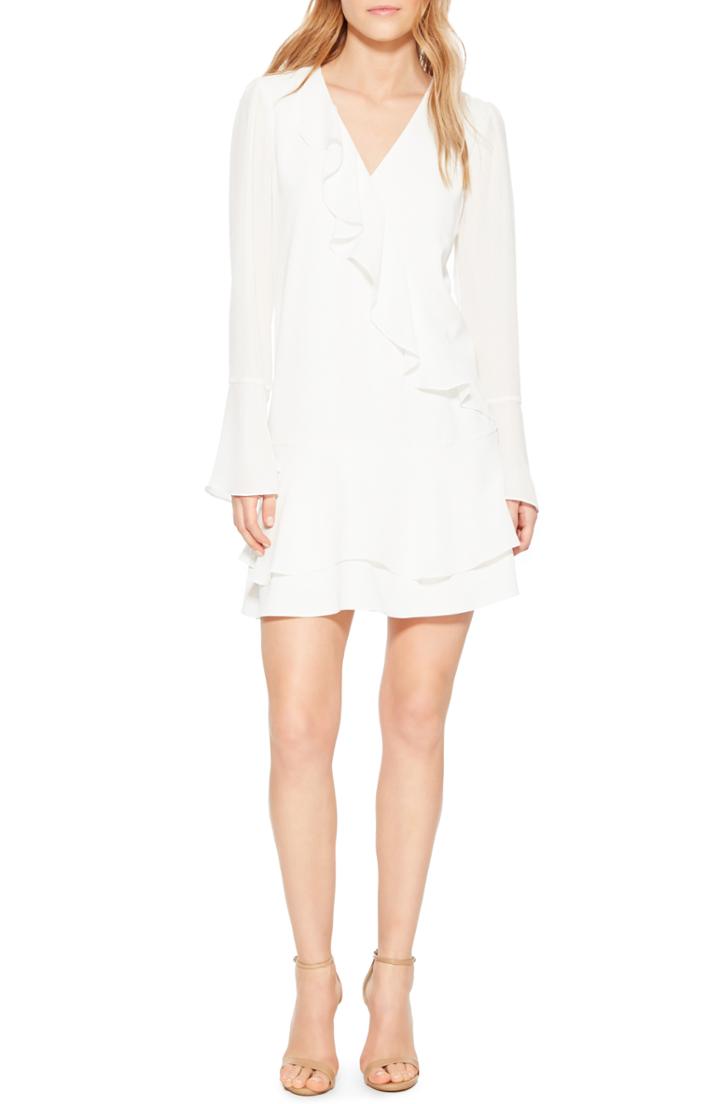 Women's Parker Ruffle Shift Dress - White