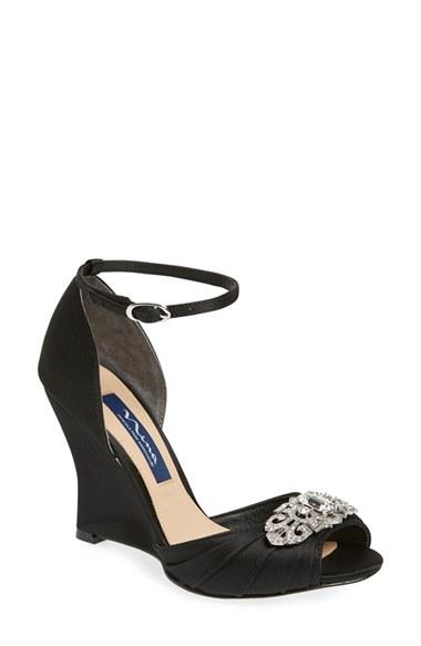 Women's Nina Edyth Swarovski Wedge Sandal