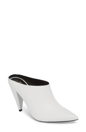 Women's Marc Fisher Ltd Harlie Pointy Toe Mule M - White