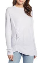 Women's Something Navy Knot Detail Pullover, Size - Purple