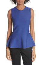 Women's Theory Lustrate Classic Peplum Top, Size - Blue