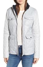 Women's Moncler Genius By Moncler Chouette Velvet Trim Down Puffer Coat - Green