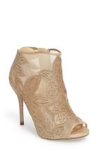 Women's Jessica Simpson Bliths Open Toe Bootie M - Beige