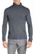 Men's Robert Barakett Devon Fit Turtleneck, Size Small - Grey