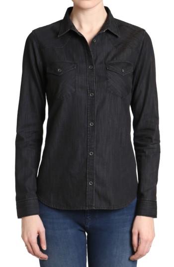 Women's Mavi Jeans Isabel Denim Shirt - Black