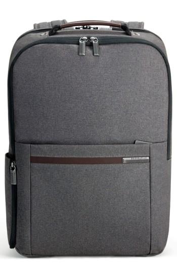 Men's Briggs & Riley 'kinzie Street' Medium Backpack - Grey