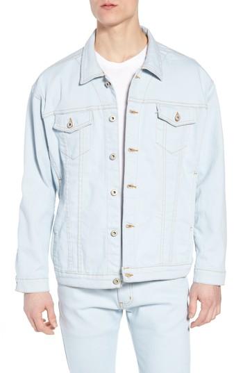 Men's Naked & Famous Denim Oversize Jacket - Blue