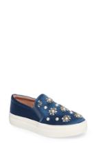 Women's Topshop Tilt Embellished Slip-on Sneaker .5us / 36eu - Blue