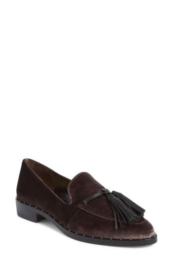 Women's Vince Camuto Geralin Tassel Loafer M - Brown