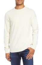 Men's French Connection Regular Fit Stretch Cotton Crewneck Sweater, Size - Grey