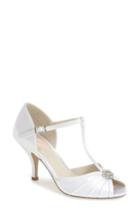 Women's Pink Paradox London 'perfume' T-strap Peep Toe Pump .5 M - White