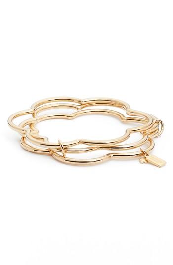 Women's Kate Spade New York Scrunched Scallop Stackable Bracelet