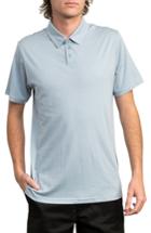 Men's Rvca Sure Thing Ii Polo, Size - Blue