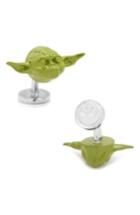 Men's Cufflinks, Inc. Star Wars(tm) Yoda 3d Cuff Links