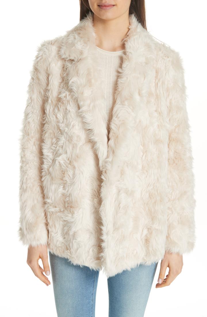 Women's Theory Clairene Faux Fur Jacket