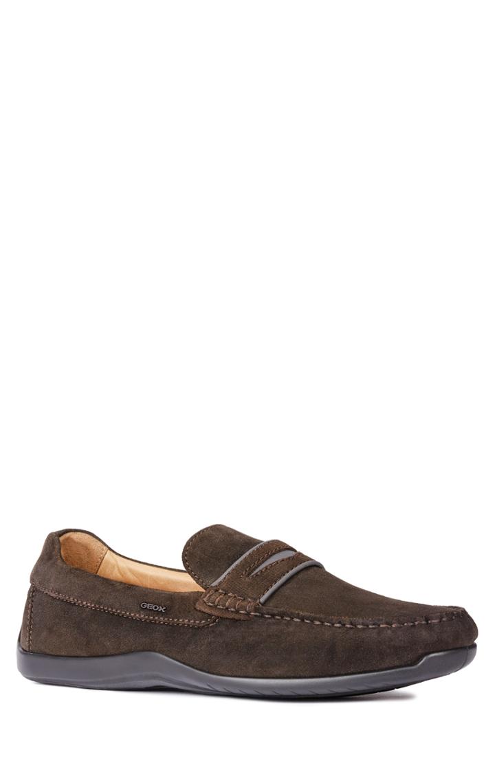 Men's Geox Xense Mox 15 Penny Loafer Us / 42eu - Brown