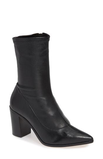 Women's Schutz Amellie Pointy Toe Bootie M - Black