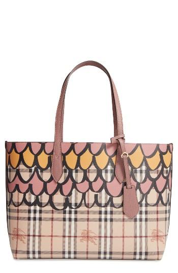 Burberry Medium Lavenby Reversible Tote - Purple