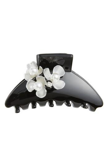 Cara Imitation Pearl Flower Jaw Hair Clip