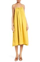Women's Sea Linen Swing Dress - Yellow