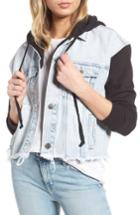 Women's Current/elliott The Celyn Hooded Jacket - Blue