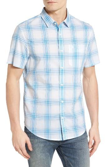 Men's Original Penguin P55 Plaid Stretch Woven Shirt