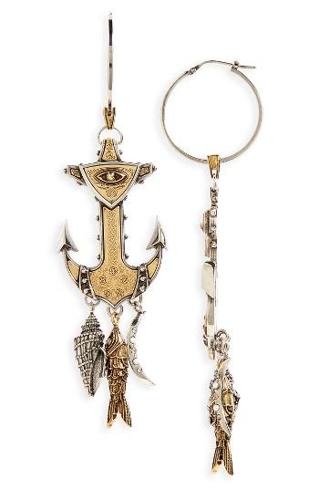 Women's Alexander Mcqueen Anchor Linear Earrings