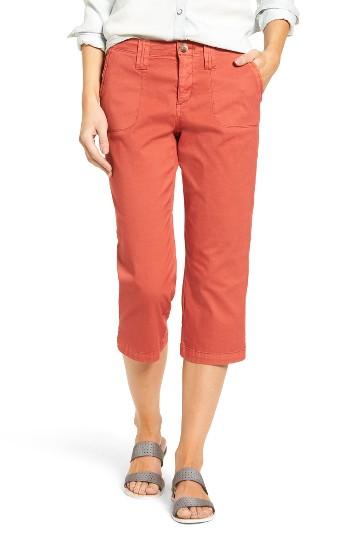 Women's Nydj Stretch Cotton Crop Pants