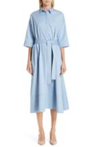 Women's Co Cotton A-line Shirtdress /small - Blue